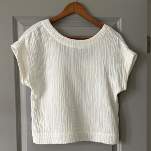 Madewell Cotton Gauze Top